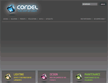Tablet Screenshot of cordel.fr