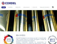 Tablet Screenshot of cordel.ind.br